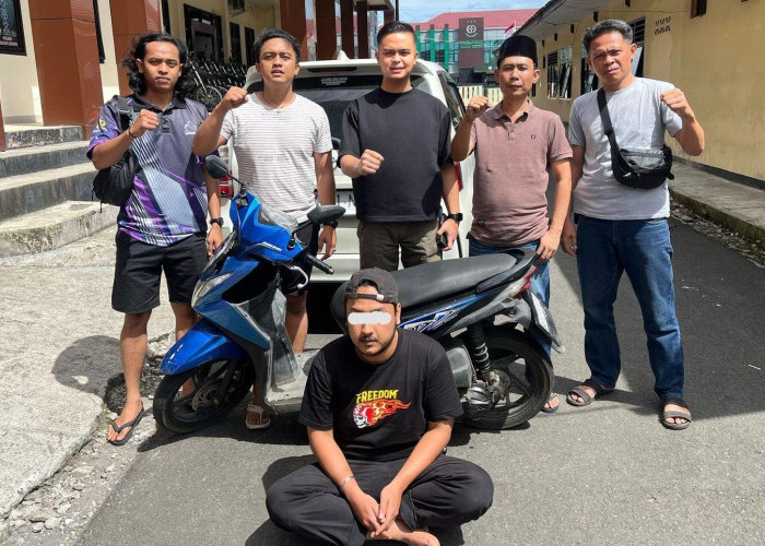 Polres Rejang Lebong Tangkap Pelaku Penggelapan Motor di Hotel 