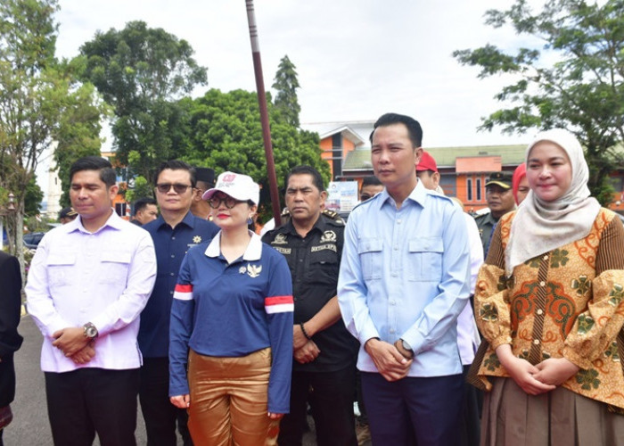 Wamen Dikti Saintek  saat tiba di Rejang Lebong