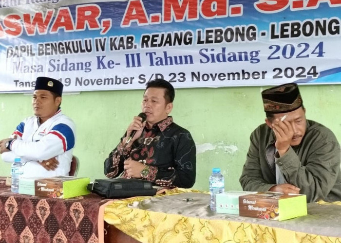 Reses Perdana di Lebong, Aswar Terima Banyak Masukan