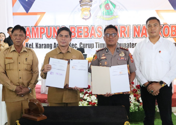 Kelurahan Karang Anyar Curup Timur jadi Kampung Bebas Narkoba