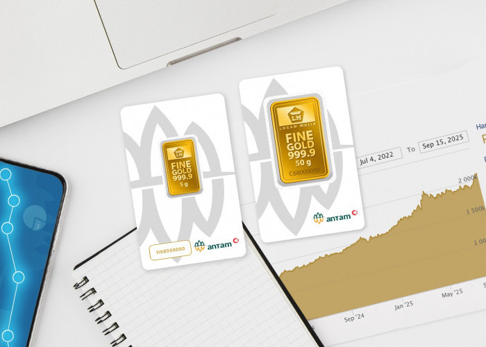 Harga Emas Antam Naik, Kini Rp 2,6 Juta per Gram