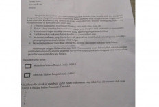 Beredar Surat Pernyataan MBG di Curup, Ini Kata Disdikbud Rejang Lebong
