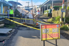 Curah Hujan Tinggi Picu Jalan Karang Anyar–Tasikmalaya Rejang Lebong Amblas 
