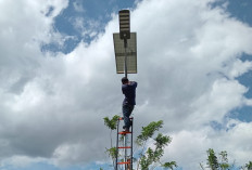 Pemdes Air Bening, Realisasikan Pemasangan Lampu Jalan 
