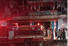 Sekretariat Pemenangan Salah Satu Cabup di Lebong Terbakar