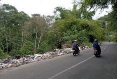 Jalan Lintas Jadi Tumpukan Sampah