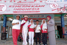 Semarakkan HUT RI ke 79, SDN 37 Rejang Lebong Lomba Menghias Tumpeng!