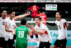 Tim Voli Indonesia Dihajar Thailand 1-3