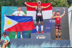 Indonesia Sumbang 2 Medali Emas Ajang, T100 World Triathlon Tour Singapore 2024 