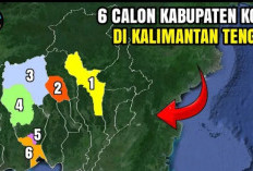 Ini Daftar 6 Calon Kabupaten dan Kota Baru di Provinsi Kalimantan Tengah