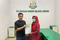 Kejari Rejang Lebong Kembali Terima Titipan Uang Pengganti dari Kasus Lab RSUD Curup! 