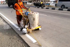 Pembuatan Mark Jalan di Rejang Lebong Sasar Wilayah Ini