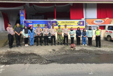 Kapolres Imbau Pemudik Singgah di Pos Pengamanan demi Keselamatan