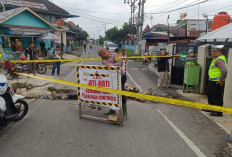 Jalan Tamsis Talang Rimbo Baru Amblas, Akses Utama Warga Lumpuh Total