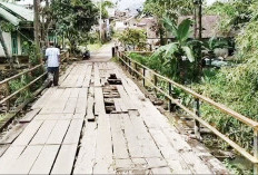 Jembatan Penghubung dalam Kondisi Rusak