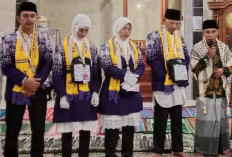 Pemdes Lubuk Kembang Lepas 4 Orang Warga Berangkat Haji  