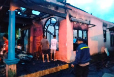 Rumah Warga Desa Lawang Agung Dilalap Api Saat Dini Hari, Kerugian Ditaksir Cukup Besar