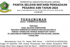 Selamat! 827 Peserta PPPK Rejang Lebong Lulus Seleksi Kompetensi, Ini Daftarnya