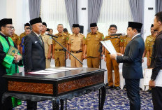 Asisten III Dilantik jadi Pj Sekda Pemkot Bengkulu
