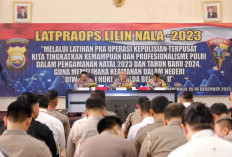 Polda Gelar Latpraops Jelang OPS Lilin Nala 2023