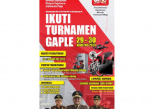 Gandeng PWI, Kejari Rejang Lebong adakan Turnamen Gaple