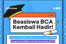 BURUAN!! Bank BCA Buka Pendaftaran Beasiswa Tawarkan Banyak Benefit