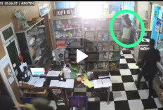 Rekaman CCTV Beredar, Korban Penusukan Sempat Bersimpuh Lalu Dilerai, Pelaku Ucapkan Istighfar! 