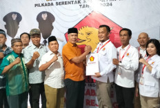 Bupati Syamsul Kembalikan Formulir ke Gerindra