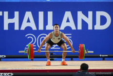  Lifter Rizki Juniansyah Cetak Rekor Dunia di SEA Games 2025  