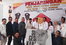 Wabup Hendra Kembalikan Formulir ke Gerindra