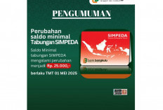 Tarif Saldo Minimum Tabungan Bank Bengkulu Turun Jadi Rp 25 Ribu