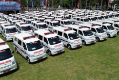 Kado HUT RI ke-80, Gubernur Bagikan 130 Ambulans ke Desa