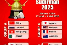 Delapan Besar Piala Sudirman 2025,  PBSI Targetkan Satu Tiket