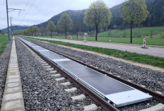 Swiss Kembangkan Panel Surya di Rel Kereta, Indonesia Siap Ikuti Jejak !