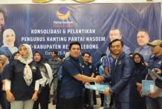 NasDem Rejang Lebong Kukuhkan 156 Pengurus Ranting, Perkuat Struktur hingga Akar Rumput