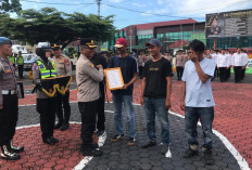Kompak Jaga Keamanan, Warga Sindang Jati Dapat Penghargaan dari Polres Rejang Lebong