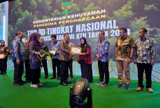 Pemprov Bengkulu Raih Penghargaan dari Menhut