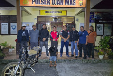 Polsek Ujan Mas Tangkap Terduga Pelaku Curanmor