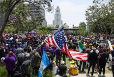 Kerusuhan Imigran di Los Angeles Meluas Lawan Kebijakan Trump