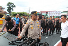 Polres Cek Ratusan Senpi Milik Personel