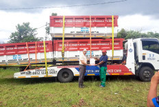  12 Kontainer Sampah Merah Putih Tiba di Rejang Lebong 