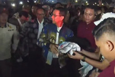 Pj Gubernur Jakarta Bagikan Kaos dan Topi, Puncak Perayaan HUT DKI ke-497 di Monas